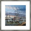 Calcutta In The Age Of Sail Framed Print