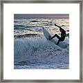 California Surfer Framed Print