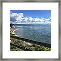 Calm At The Point Framed Print