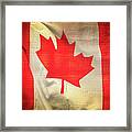 Canadian Flag Framed Print