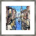 Canals Of Venice Framed Print