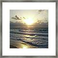 Cancun Sunrise Framed Print