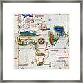 Cantino Map Framed Print