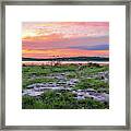 Canyon Lake Sunset Framed Print