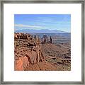 Canyonlands N.p. - View From Mesa Arch Framed Print