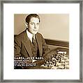 Capablanca Champion Chess Player Framed Print