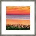 Cape Sunset Layers Framed Print