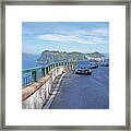 Capri Coastal Drive Framed Print