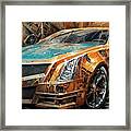 Car 1807 Cadillac Cts Framed Print