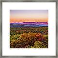 Carolina Blue Ridge Dawn Framed Print