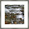 Cascades On Little River 4 Framed Print