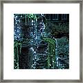 Cascading Succulents Christmas Tree Framed Print