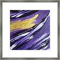 The Violet Flame Framed Print