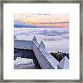 Castle In The Clouds Framed Print