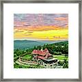 Castle In The Clouds Framed Print