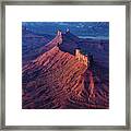 Castle Valley Towers Framed Print