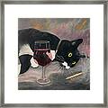 Cat Dreaming Framed Print