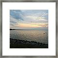 Catawba Island Sunset Framed Print