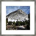 Cathedral Lakes Dome Framed Print