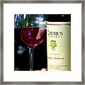 Caymus Wine Bottle Framed Print