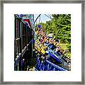 Cedar Point Millennium Force Roller Coaster 2021 Framed Print