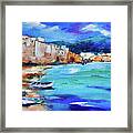 Cefalu Seaside - Sicily Framed Print