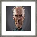Celebrity Sunday - Clint Eastwood Framed Print