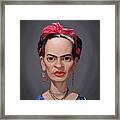 Celebrity Sunday - Frida Kahlo Framed Print