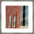 Remembering A Century Old Red Barn Framed Print