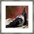 Chambered Nautilus With Grape Cluster Framed Print