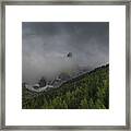Chamonix Countryside With Mont Blanc Framed Print
