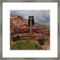 Chapel In The Red Rocks Framed Print