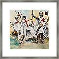 Charge Of The Knights Templar Framed Print