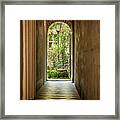 Charleston Garden Walkway - View 6 Framed Print