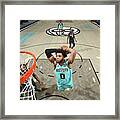 Charlotte Hornets V Brooklyn Nets Framed Print