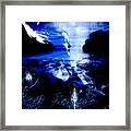 Chasing The Blues Framed Print