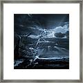 Chasing The Light Ghost Ship Series Framed Print