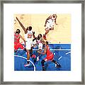 Chicago Bulls V New York Knicks Framed Print