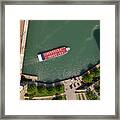 Chicago River From Above Framed Print