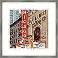 Chicago Theatre Framed Print