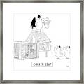 Chicken Coup Framed Print