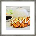 Chicken Katsu Framed Print