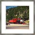 Chief Crazy Horse Locomotive Framed Print