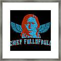 Chief Fullofbull Retro Framed Print