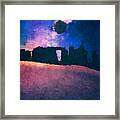 Child At Stonehenge Framed Print