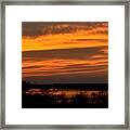 Choke Canyon Sunset No 6 Framed Print