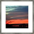 Choke Canyon Sunset No 7 Framed Print