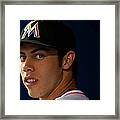 Christian Yelich Framed Print