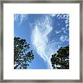 Christmas Angel Cloud 2021 Framed Print