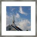 Christmas Angel Clouds 2020 Framed Print